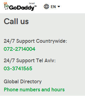 קווי תמיכה בטלפון של גודדי לישראלים
