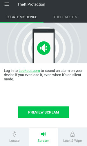 אפליקציית Lookout להגנה ואיתור מכשיר נייד