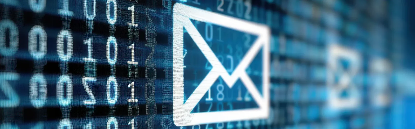 digital-email-icons-screen-with-blue-binary-code-background